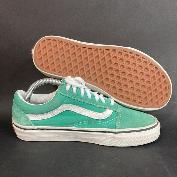 Vans OTW Classic Men's Sz 4.5/Women's Sz 6 Teal Green Canvas/Suede Low 751505 - Picture 1 of 11